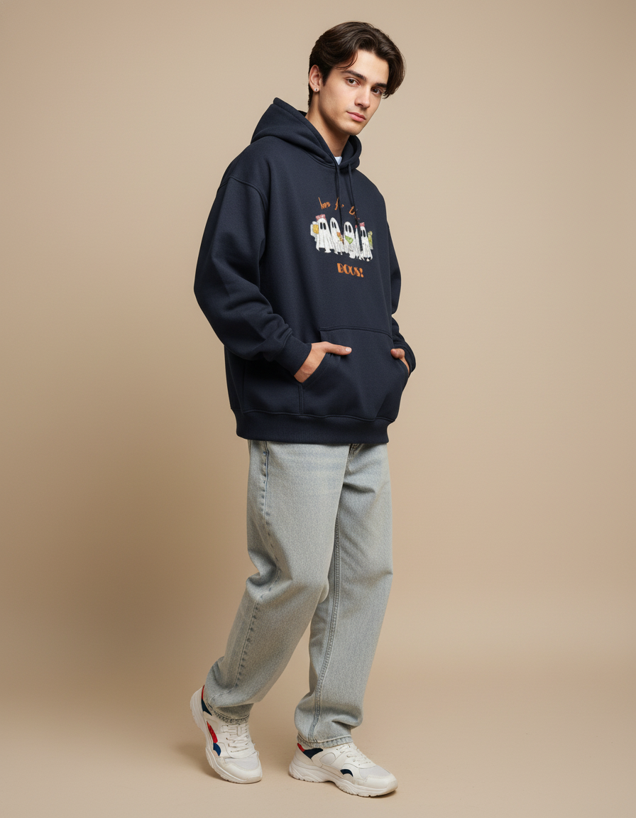Boos! Premium Fit Oversized Hoodie