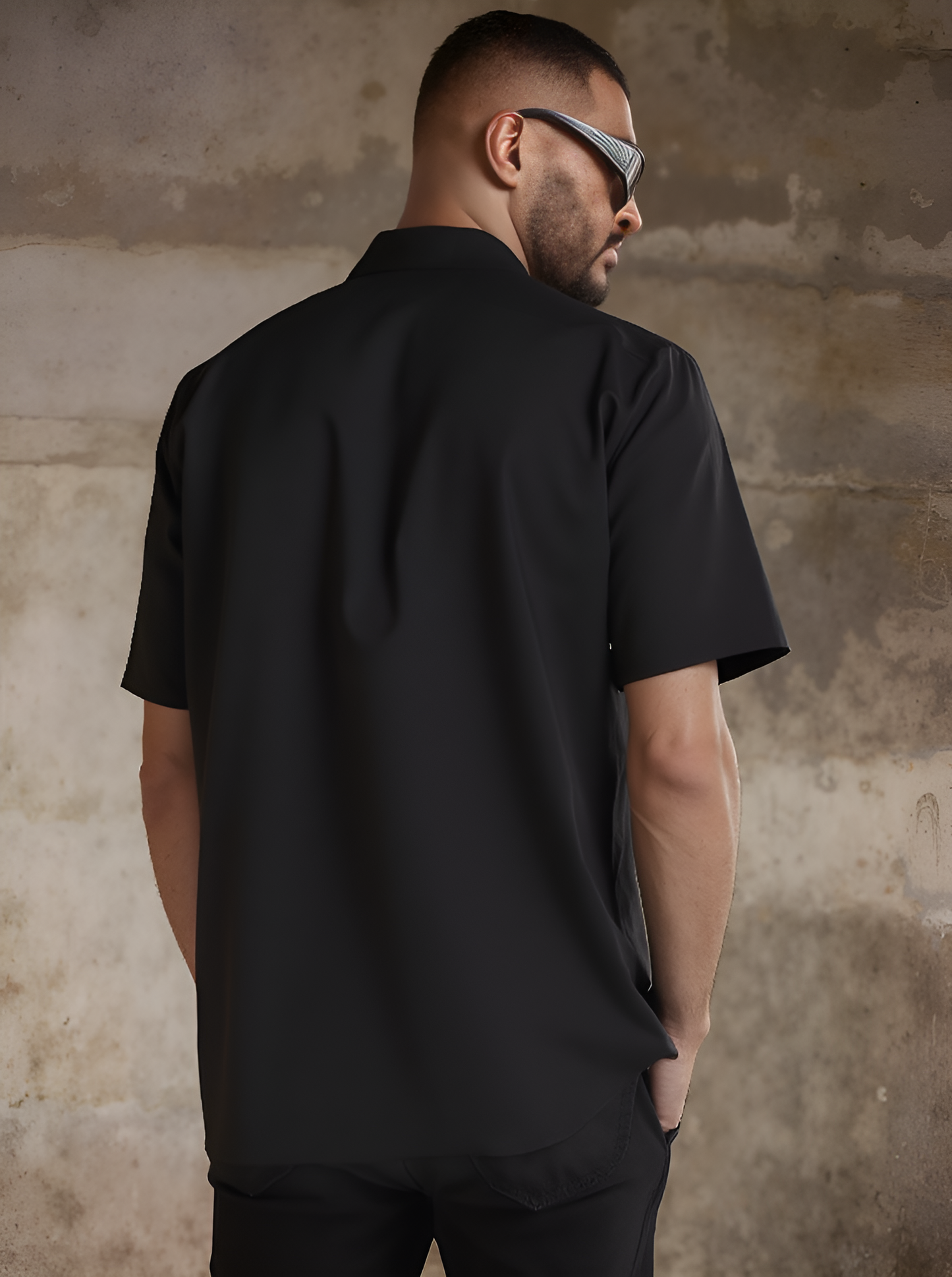 Error Black Premium Oversized Shirt