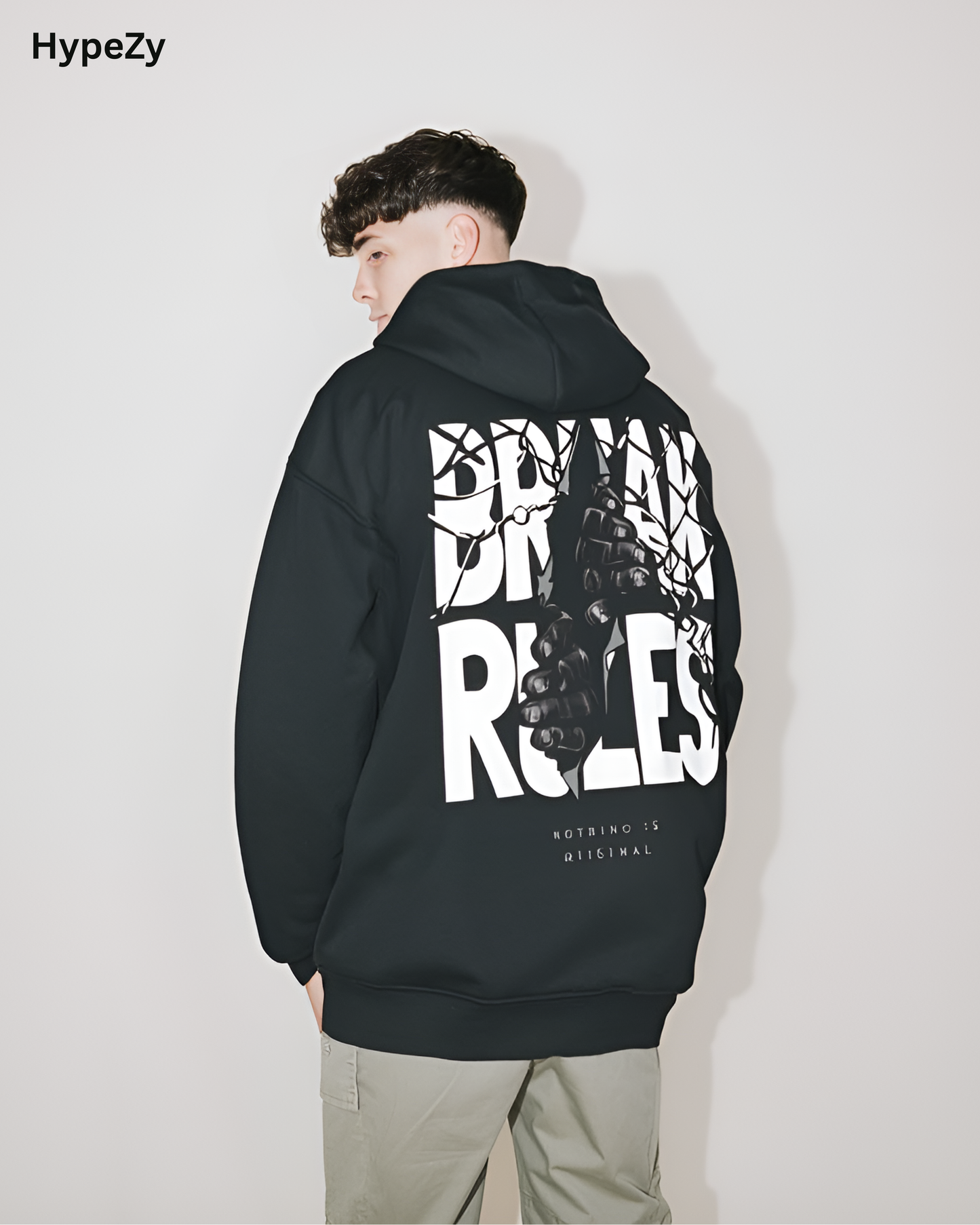 Break Rules Premium Oversized Hoodie