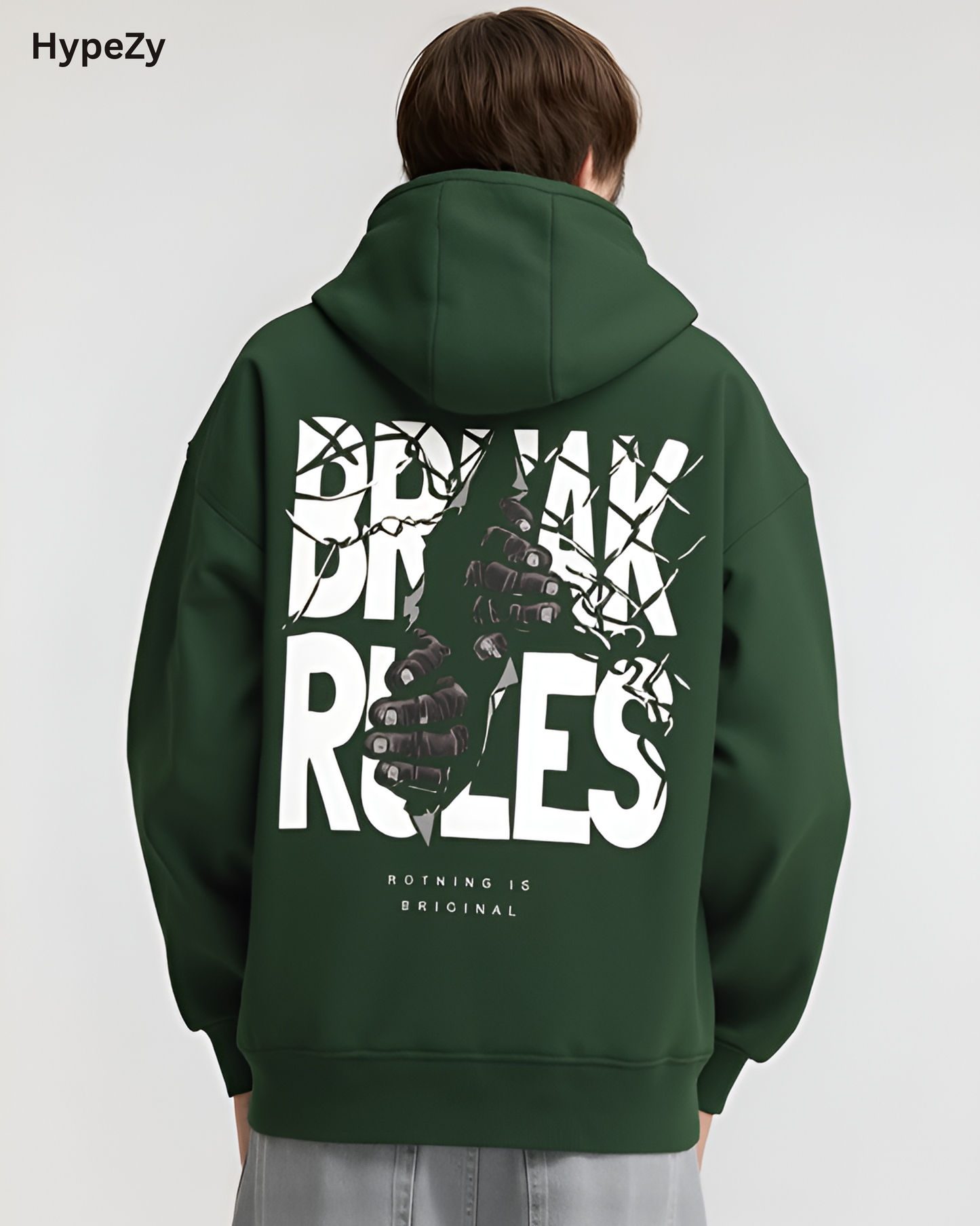 Break Rules Premium Oversized Hoodie