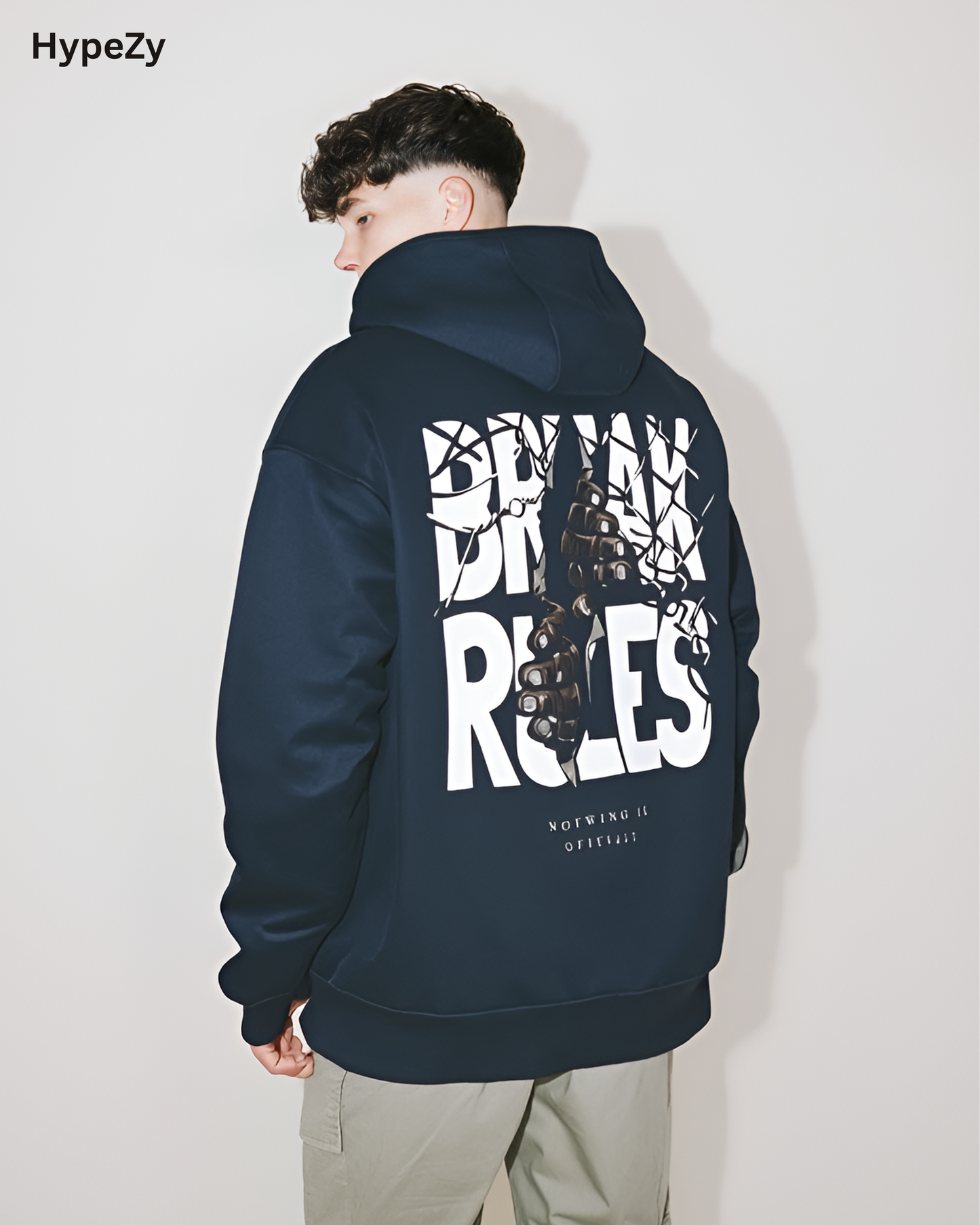 Break Rules Premium Oversized Hoodie