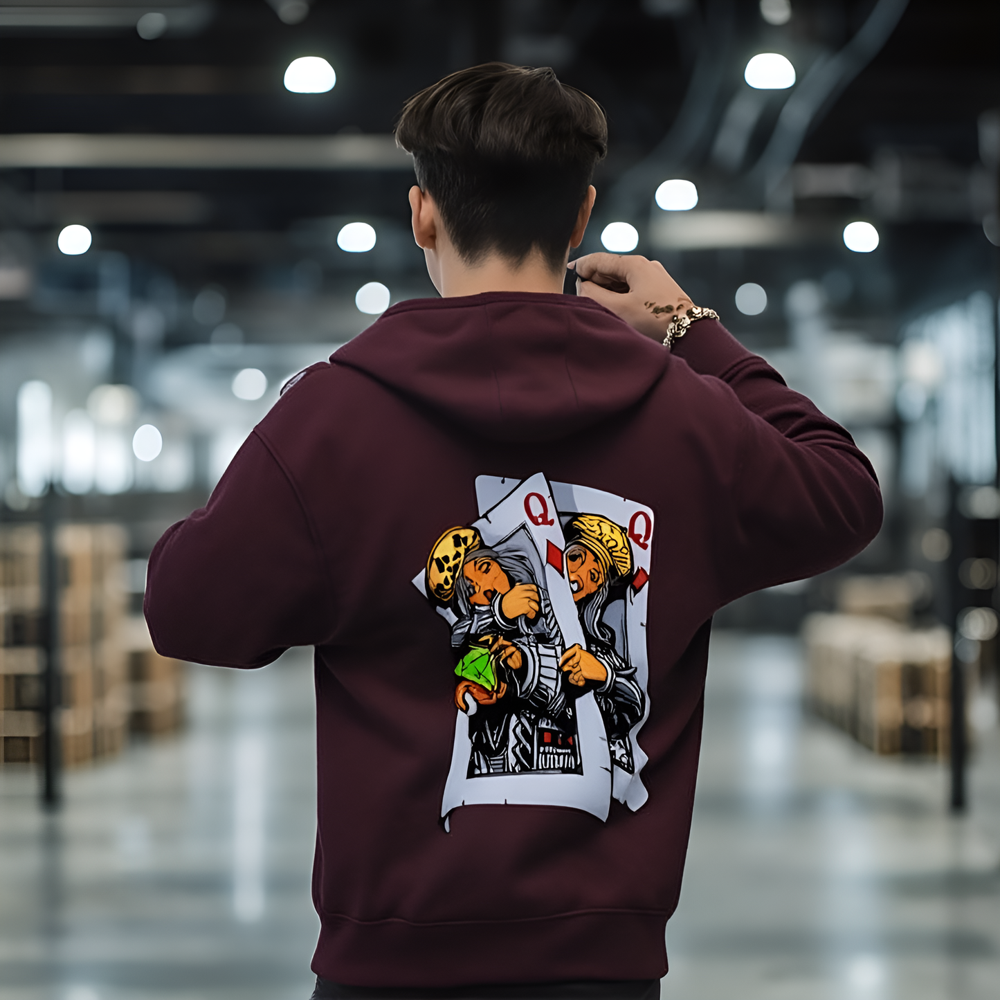 Queens Premium Fit Oversized Hoodie