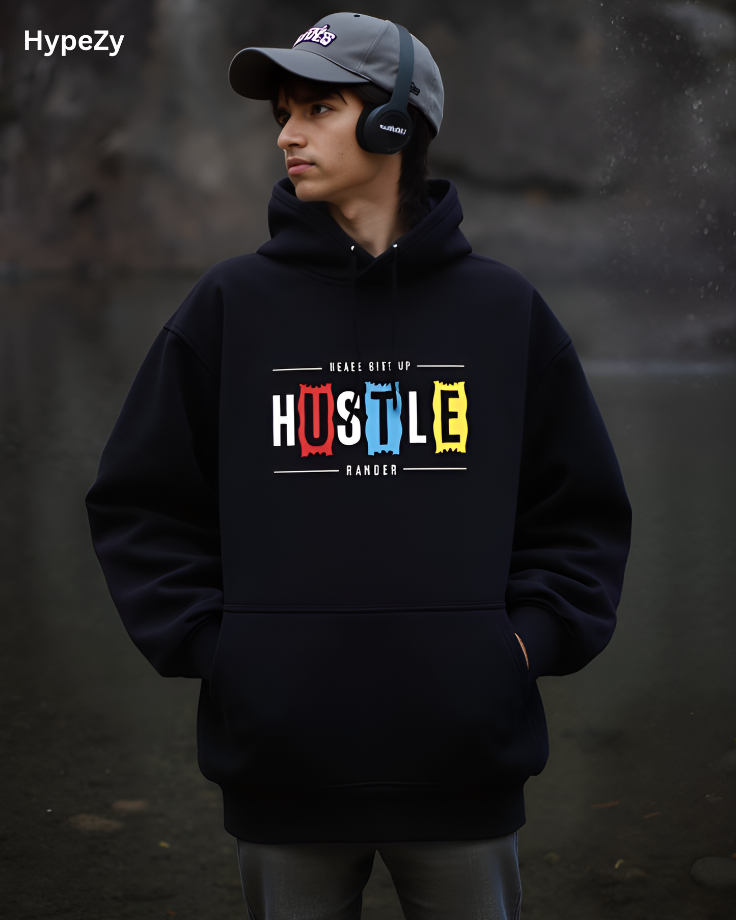 Hustle Premium Oversized Hoodie