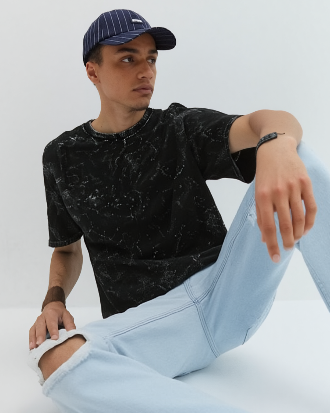 Unisex Acid Washed Oversized Tee