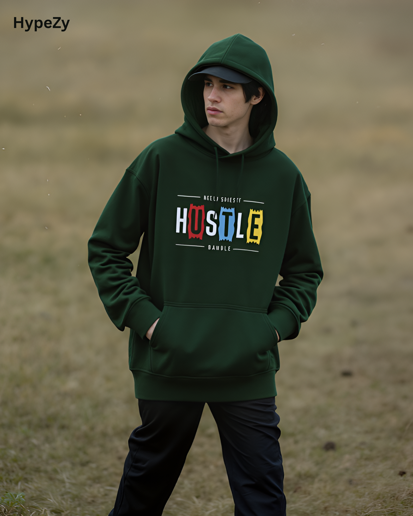 Hustle Premium Oversized Hoodie
