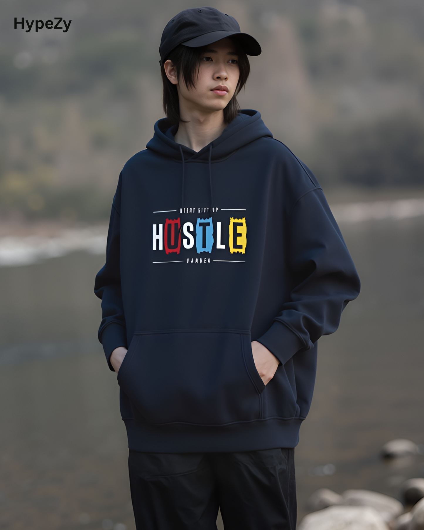 Hustle Premium Oversized Hoodie